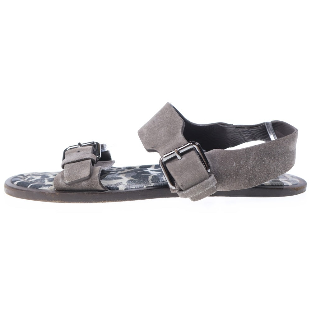LOUIS VUITTON(ルイヴィトン) サンダル スリッパ スエード 金具 レオパード柄 ヒョウ柄 FD1120
