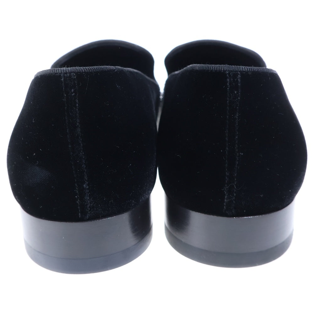 LOUIS VUITTON(ルイヴィトン) Chapman Auteuil Loafer チャップマン オートゥイユ ローファー ベルベット 刺繍 ブラック BM 0196