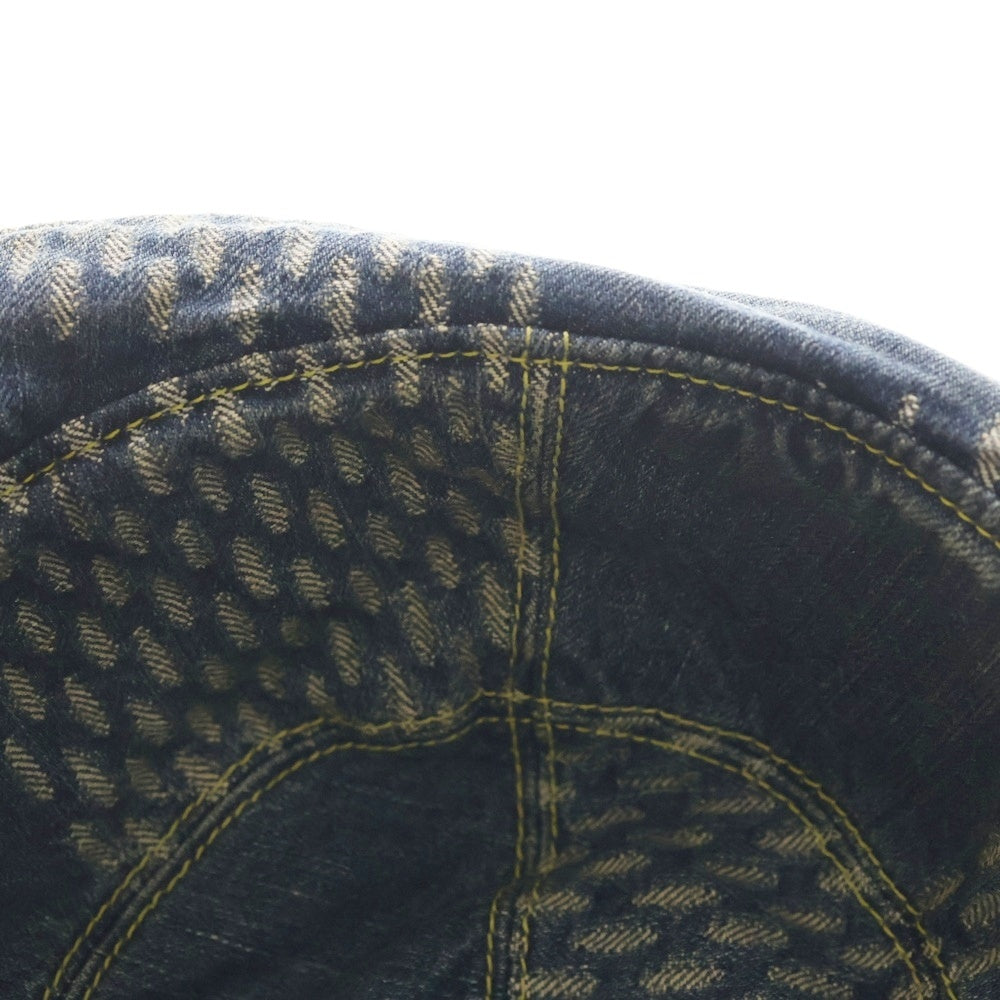 LOUIS VUITTON(ルイヴィトン) モノグラム LVメイド スクエアード コレクション NIGO ボネ デニム バケットハット インディゴ MP3242