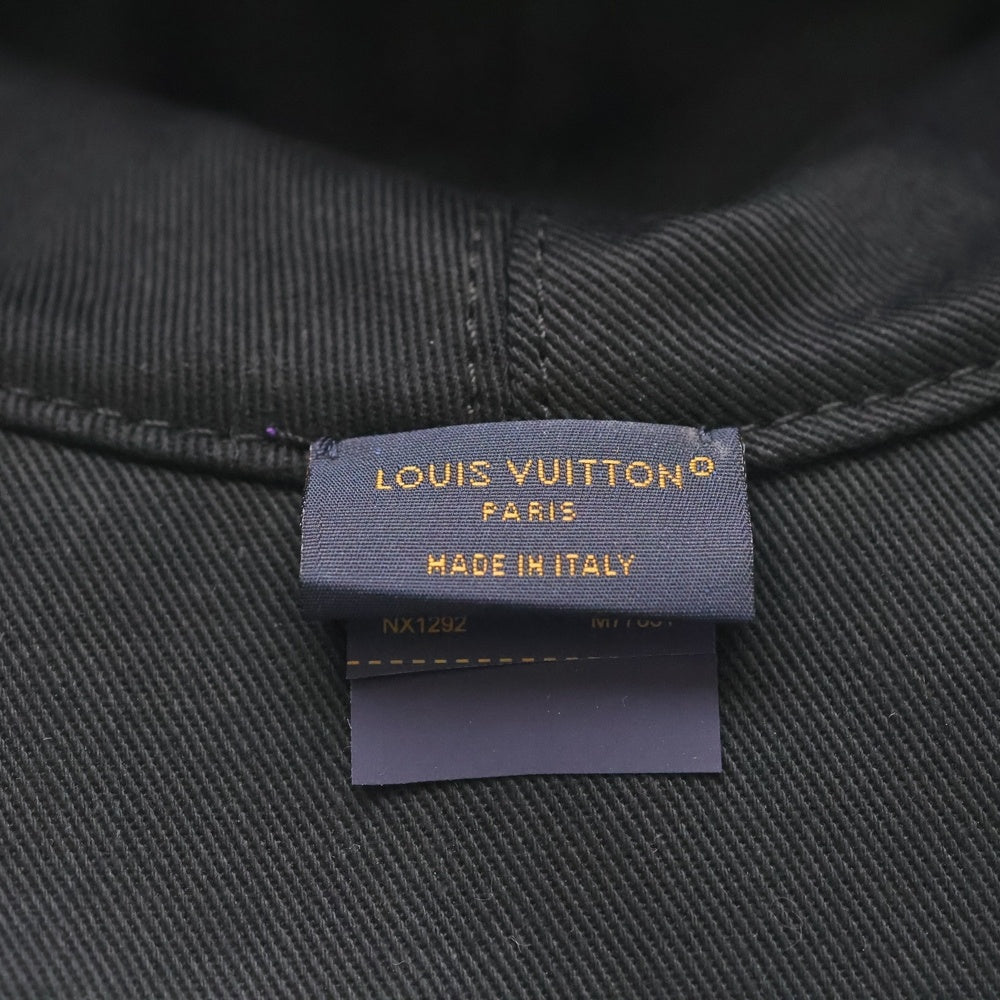 LOUIS VUITTON(ルイヴィトン) シャポー・モノグラム エッセンシャル バケットハット リバーシブル パープル/ブラック M77851