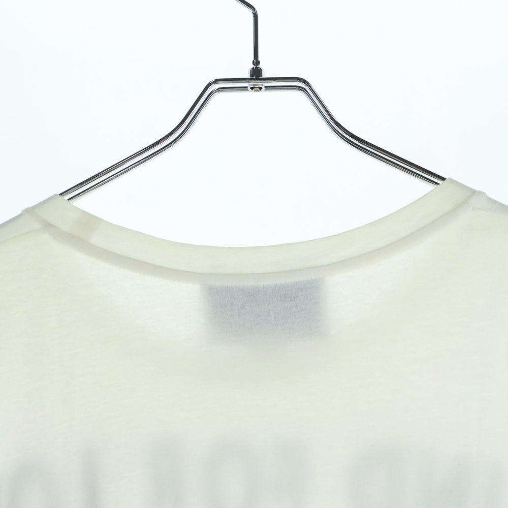 GUCCI(グッチ) Blind For Love T 435101 スパンコールロゴ クルーネック半袖Tシャツカットソー ホワイト