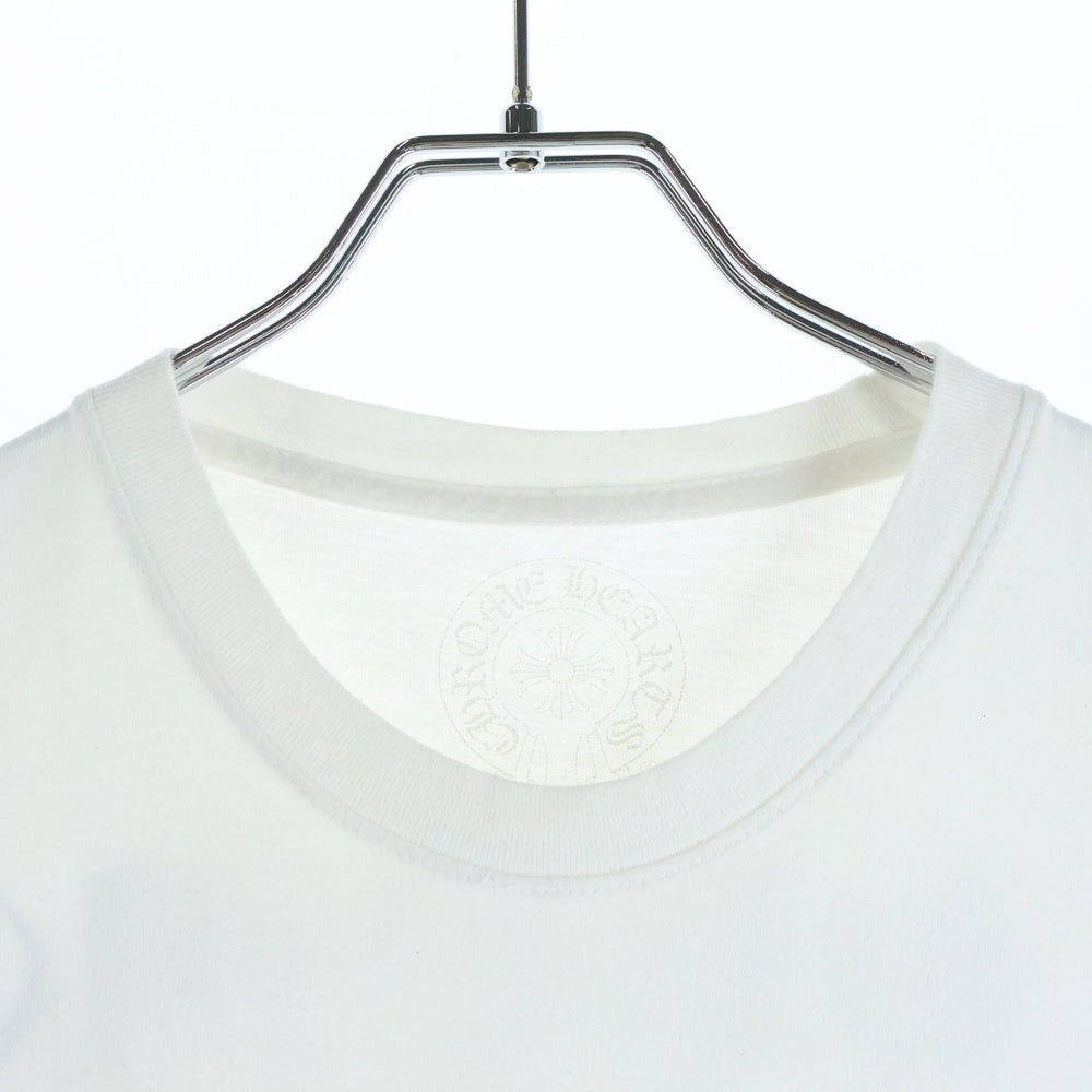 CHROME HEARTS(クロムハーツ) Made In Hollywood T-shirt メイド イ ンハリウッド 両面プリントクルーネック半袖Tシャツカットソー ホワイト