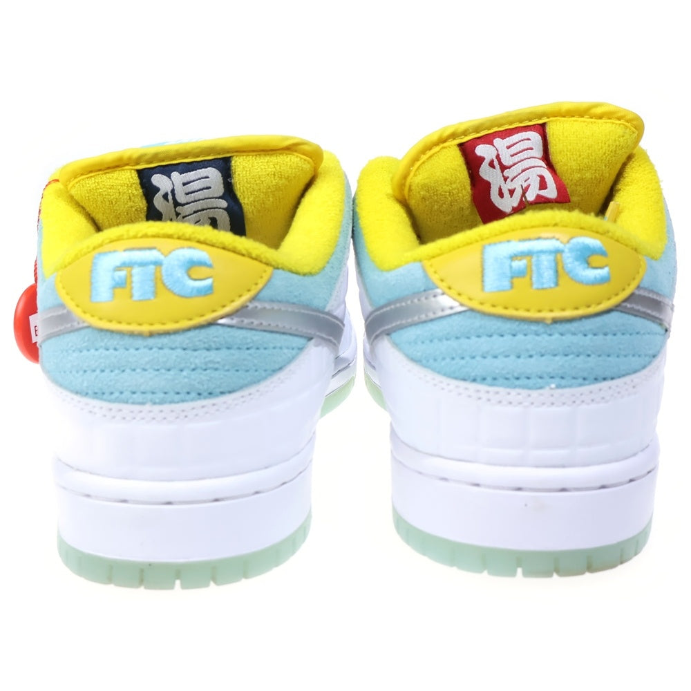 NIKE(ナイキ) FTC DUNK LOW PRO QS Lagoon Pulse DH7687-400 ダンクロー ラグーンパルス ローカットスニーカー 銭湯 ライトブルー/ホワイト US9/27cm