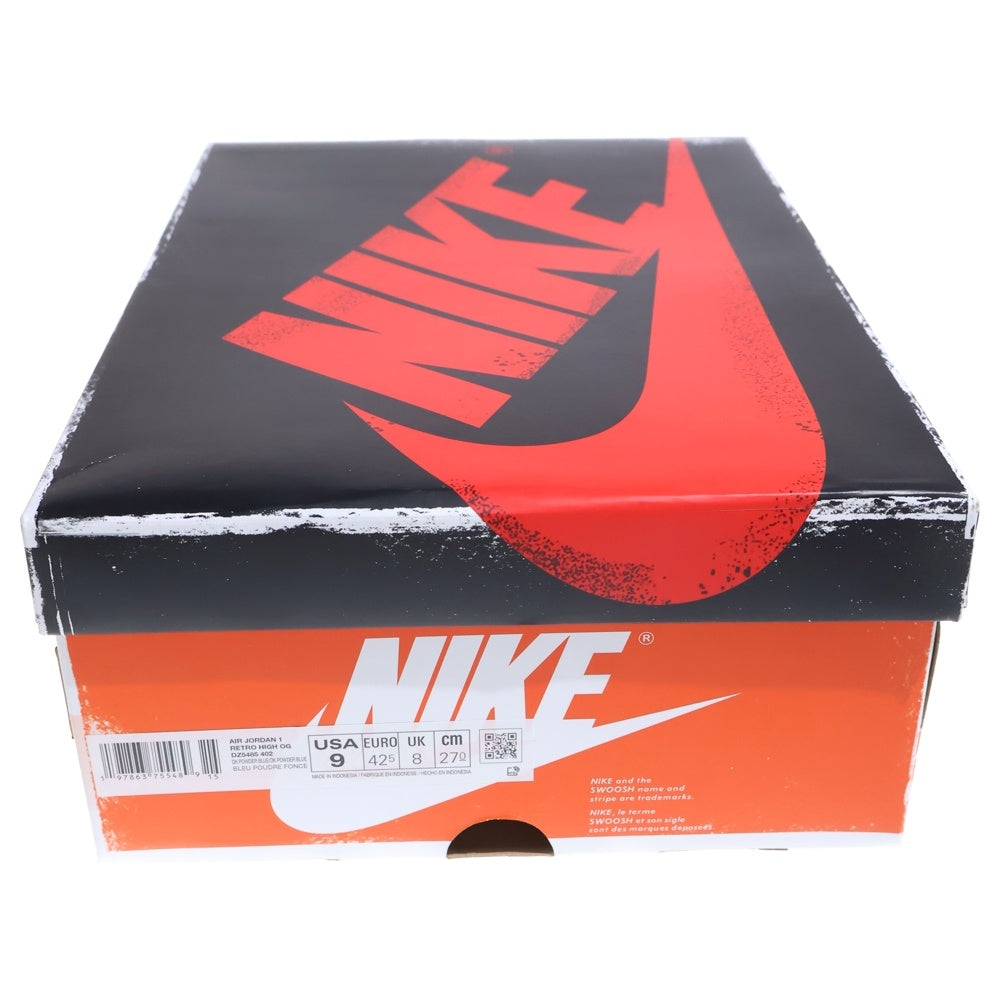 NIKE(ナイキ) AIR JORDAN 1 RETRO HIGH OG UNC REIMAGINED DZ5485-402 エアジョーダン1 レトロ リイマジンド ハイカットスニーカー US9/27.0cm ホワイト/ブルー