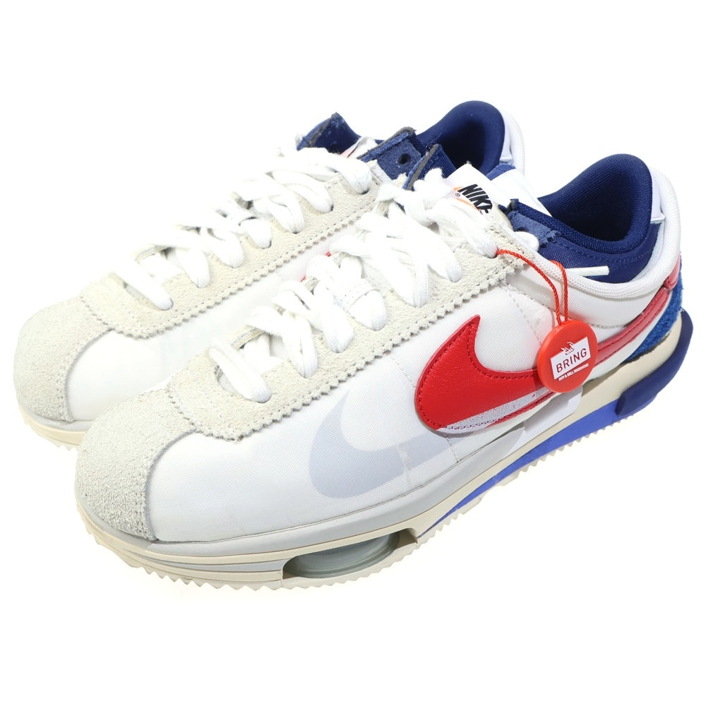 NIKE(ナイキ) ×sacai ZOOM CORTEZ SP DQ0581-100 サカイ ズーム コルテッツ ローカットスニーカー マルチカラー US8.5/26.5cm