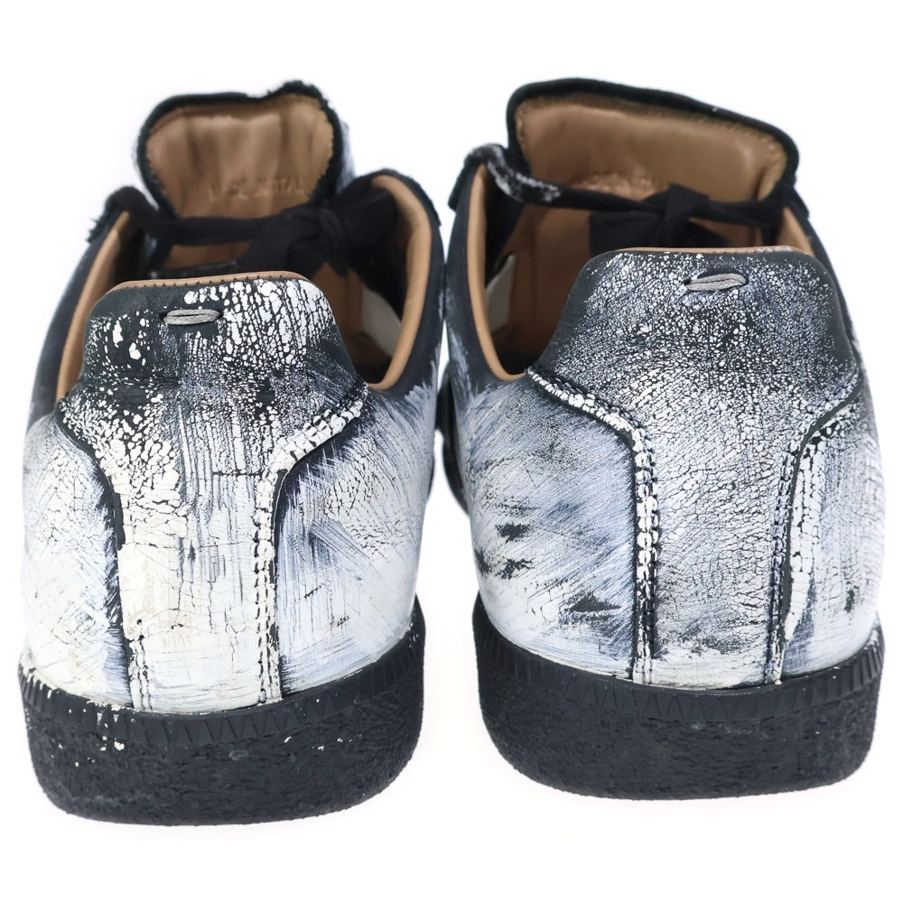 Maison Martin Margiela(メゾンマルタンマルジェラ) REPLICA PAINT LOW CUT SNEAKERS レプリカ ペイント ローカットスニーカー ホワイト/ブラック S37WS0566