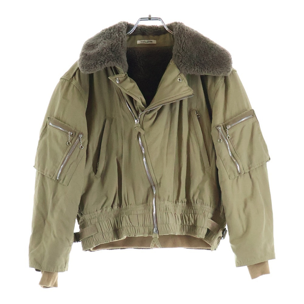 FUMIKA UCHIDA(フミカウチダ) BOMBER FLIGHT BLOUSON SHORT ボンバーフライト ブルゾン ショートジャケット ベージュ FU-E-OTO13