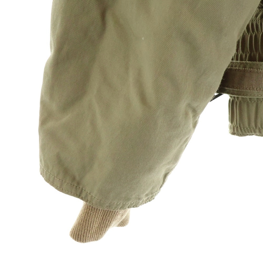 FUMIKA UCHIDA(フミカウチダ) BOMBER FLIGHT BLOUSON SHORT ボンバーフライト ブルゾン ショートジャケット ベージュ FU-E-OTO13