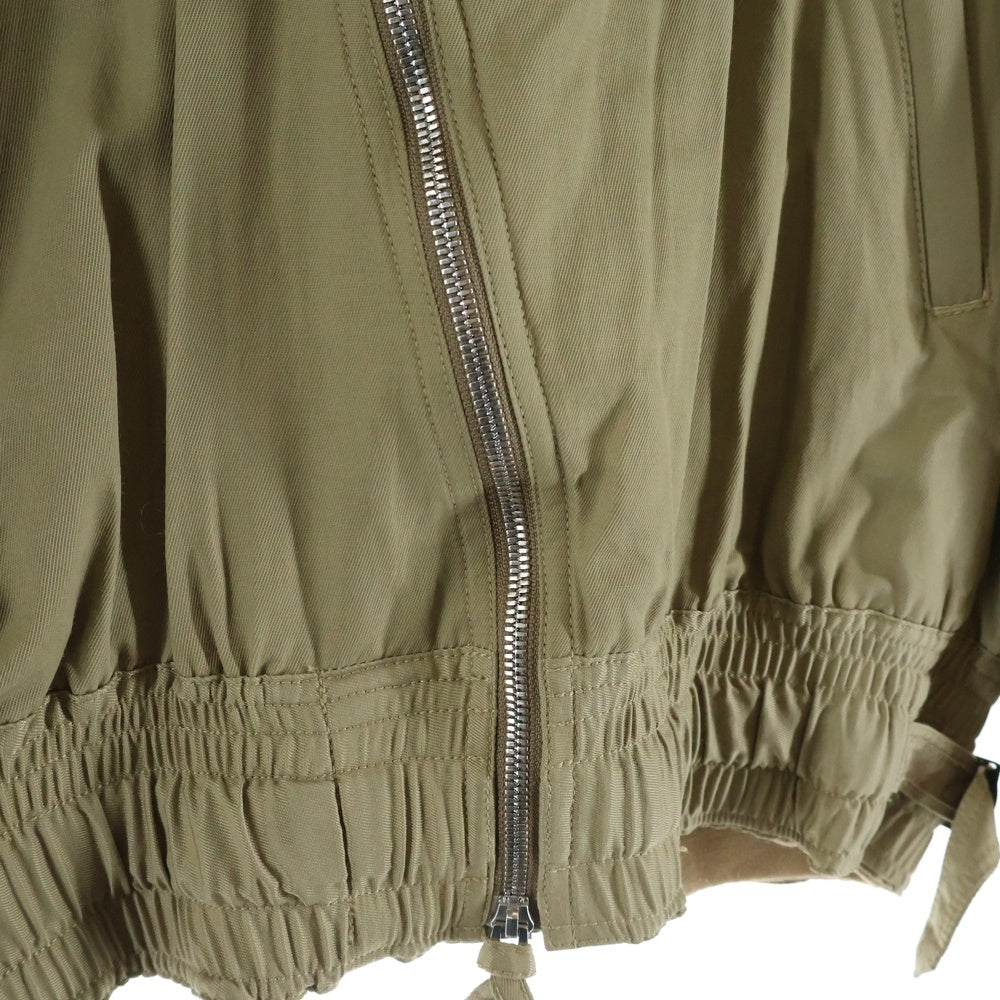 FUMIKA UCHIDA(フミカウチダ) BOMBER FLIGHT BLOUSON SHORT ボンバーフライト ブルゾン ショートジャケット ベージュ FU-E-OTO13