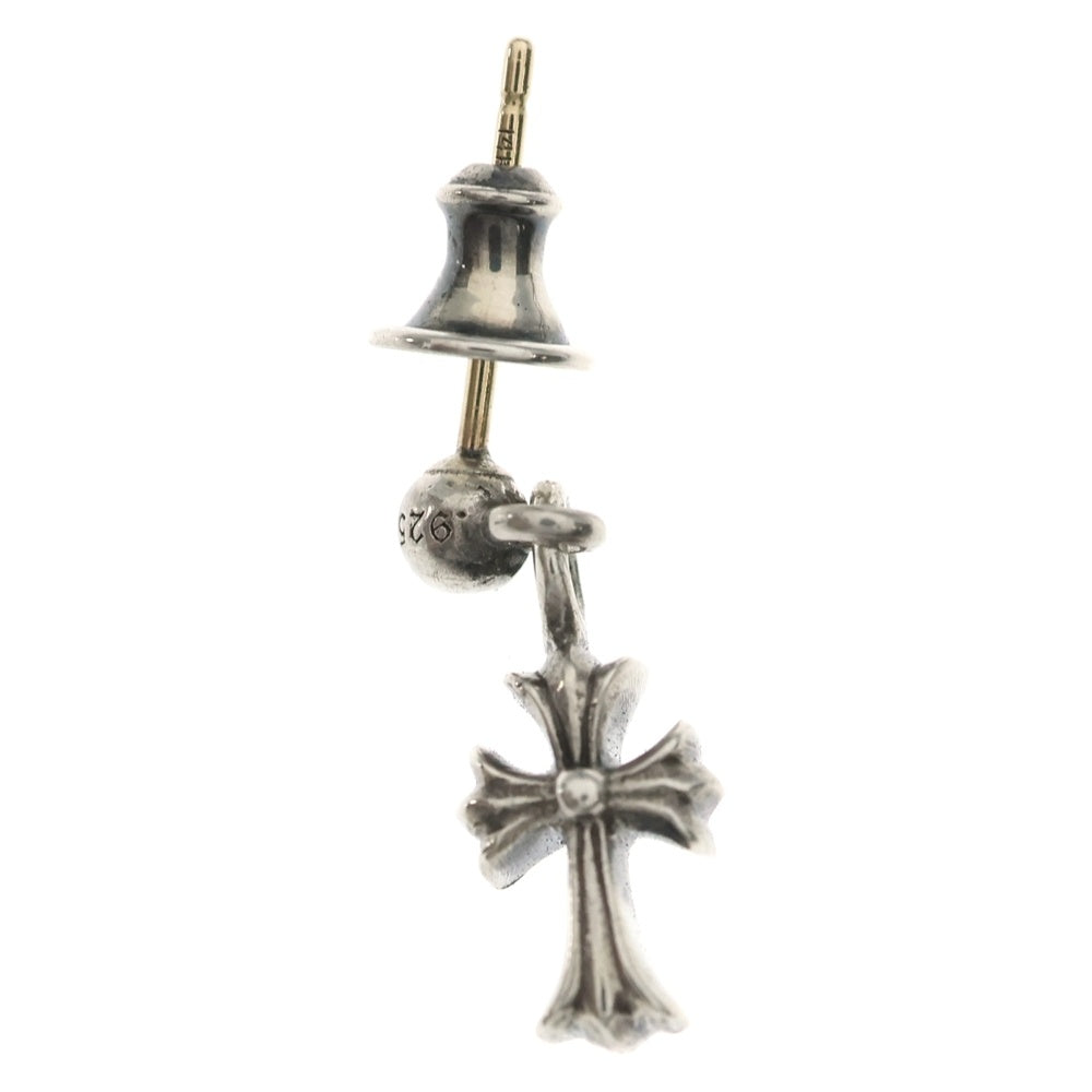 CHROME HEARTS(クロムハーツ) DRP STCK CH CRS スタックCHクロス ドロップピアス シルバー