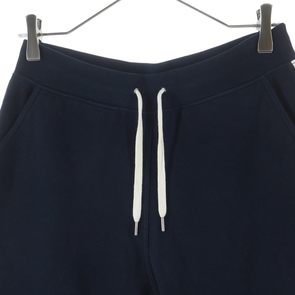HERMES(エルメス) Hロゴサイドライン コットンハーフパンツ ショーツ ネイビー