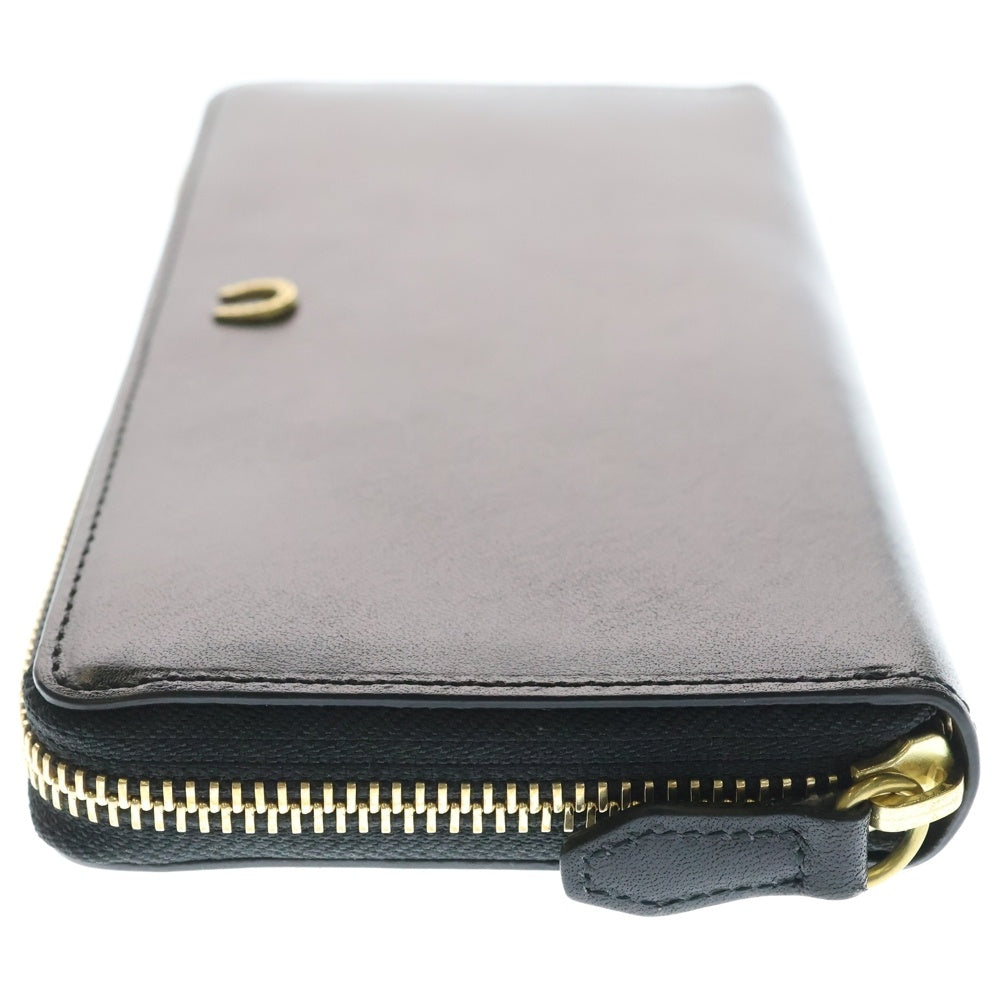 SOMES SADDLE(ソメスサドル) ピルエット ラウンドジップ ウォレット 長財布 ブラック PT-81 レディース