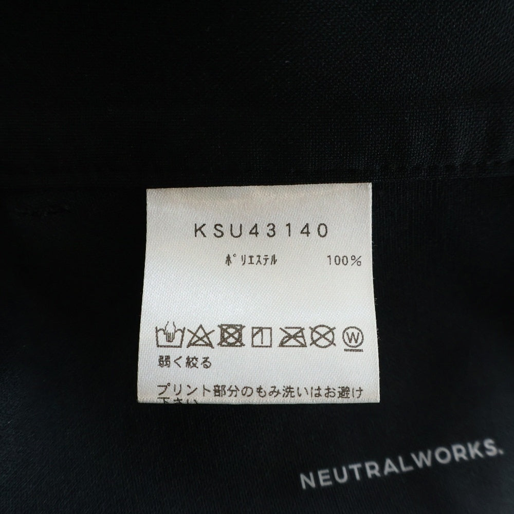 NEUTRALWORKS(ニュートラルワークス) テーラードスラックス テーパードパンツ ブラック KSU43140