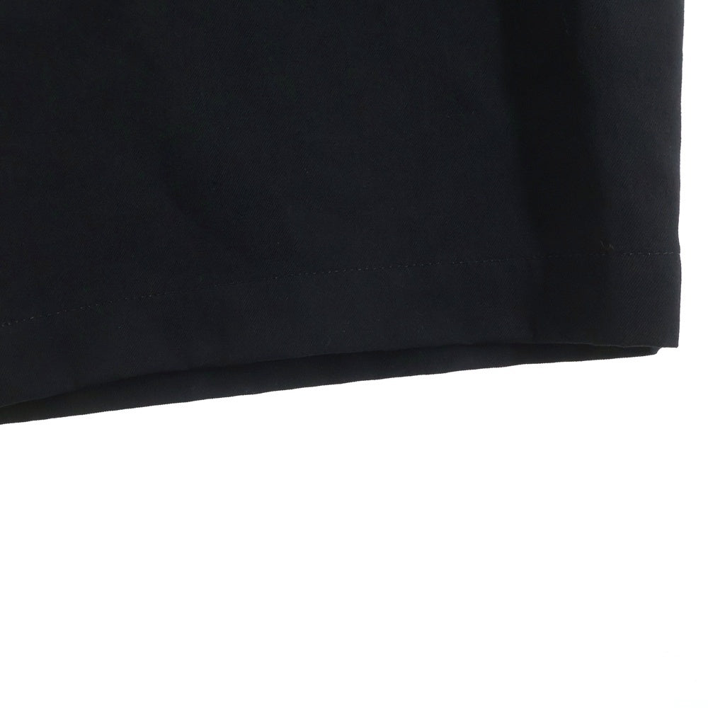 Yohji Yamamoto POUR HOMME(ヨウジヤマモト プールオム) 21AW ウ-ルギャバ N-2タック中太パンツ ブラック HX-P19-100