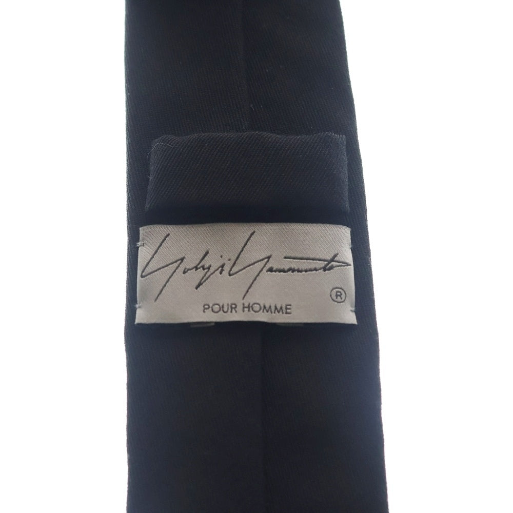 Yohji Yamamoto POUR HOMME(ヨウジヤマモト プールオム) 21AW BOHEMIAN ボヘミアンネクタイ ブラック