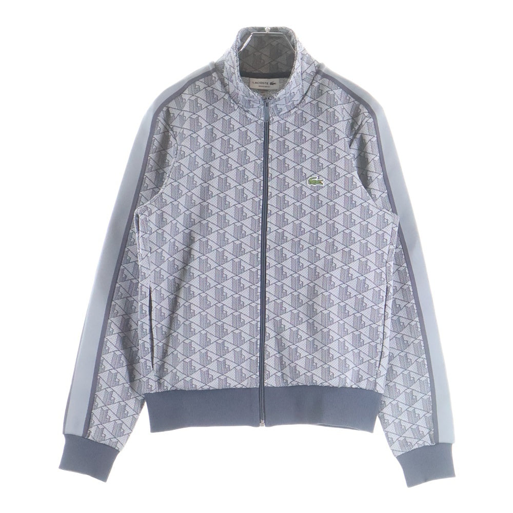 LACOSTE(ラコステ) MONOGRAM JACQUARD TRACK JACKET ラコステ モノグラム ジャガード トラックジャケット グレー SH1368
