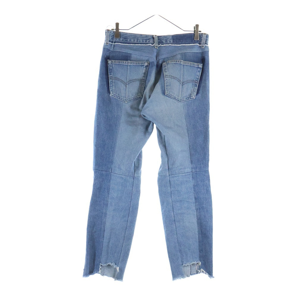 VETEMENTS(ヴェトモン) 18AW Remake Denim Pants MAH18PA16 リメイク 再構築デニムパンツ ジーンズ インディゴ