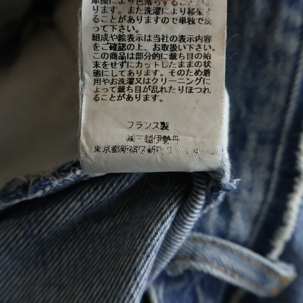 VETEMENTS(ヴェトモン) 18AW Remake Denim Pants MAH18PA16 リメイク 再構築デニムパンツ ジーンズ インディゴ