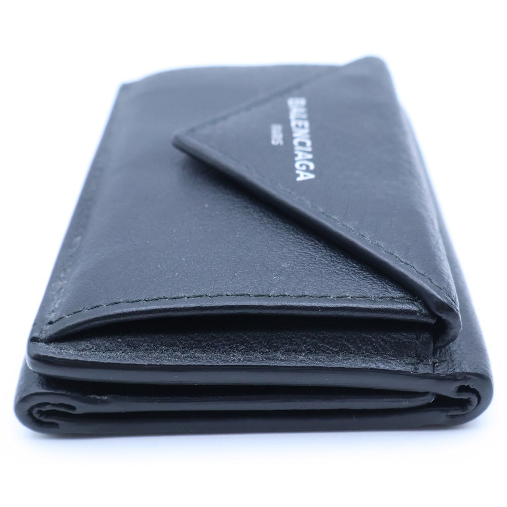 BALENCIAGA(バレンシアガ) MINI PORTEFEUILLE PAPIER ポートフォリオ ペーパー ミニ コンパクトウォレット ブラック 391446 DLQ0N