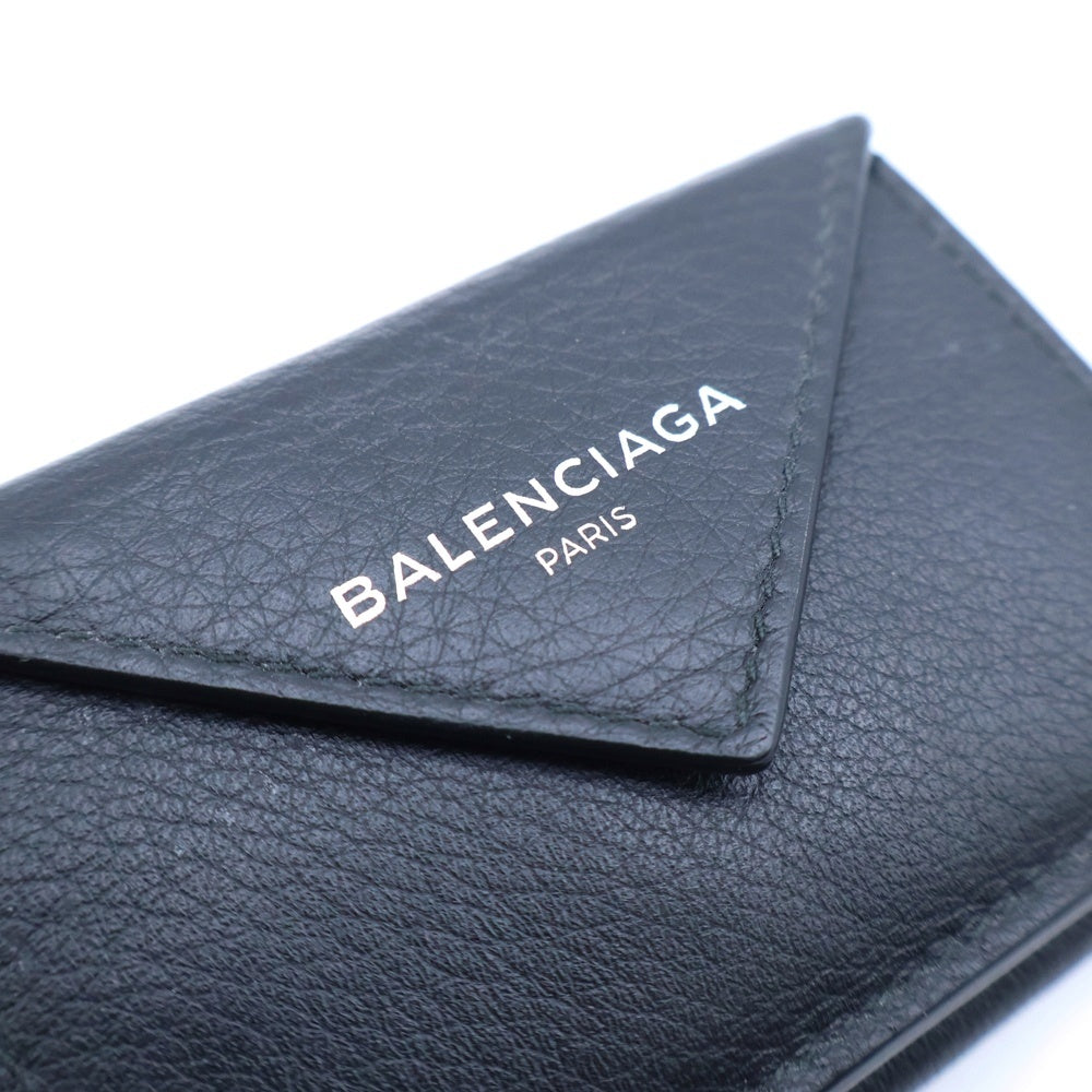 BALENCIAGA(バレンシアガ) MINI PORTEFEUILLE PAPIER ポートフォリオ ペーパー ミニ コンパクトウォレット ブラック 391446 DLQ0N