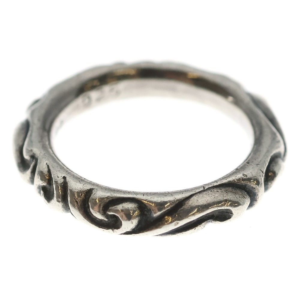 CHROME HEARTS(クロムハーツ) SCRL BAND スクロールバンド リング シルバー BCA351