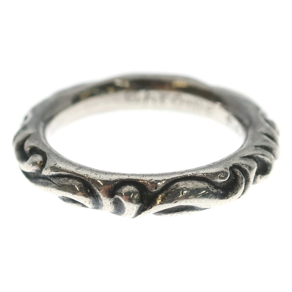 CHROME HEARTS(クロムハーツ) SCRL BAND スクロールバンド リング シルバー BCA351
