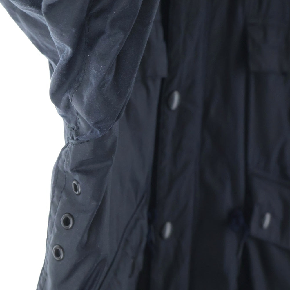 Barbour(バブアー) ×KAPTAIN SUNSHINE 20AW STAND COLLAR TRAVELLER COAT キャプテンサンシャイン スタンドカラー トラベラーコート ブラック 2002351