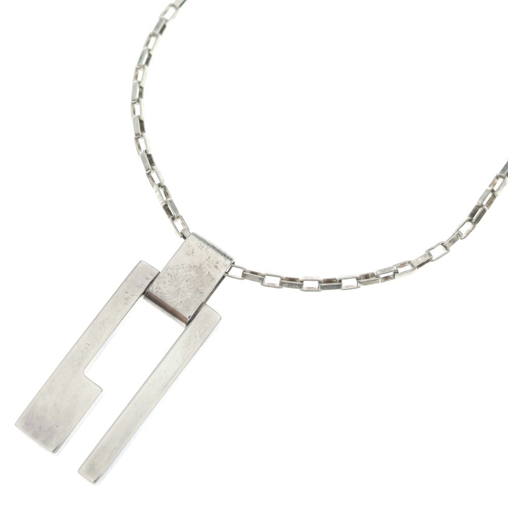 GUCCI(グッチ) カットアウトGロゴ ネックレス ペンダントトップ シルバー OT654