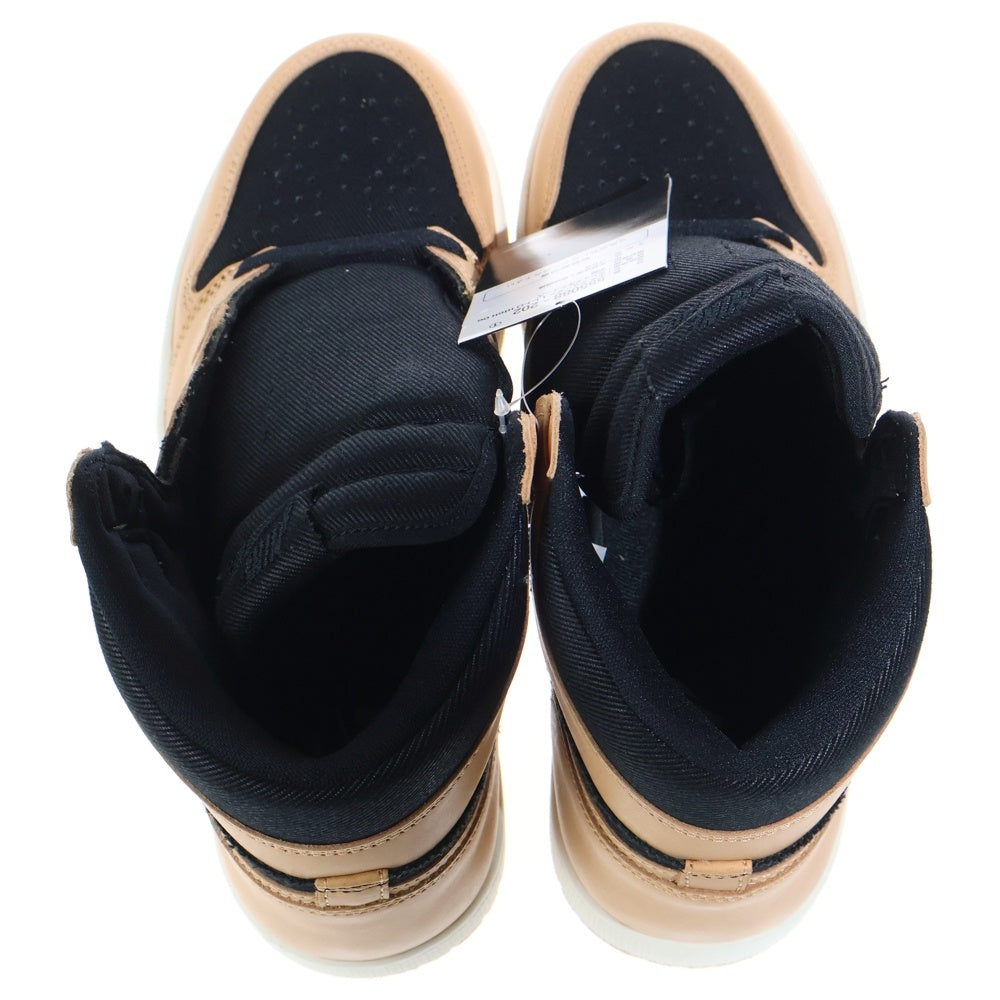 NIKE(ナイキ) Air Jordan 1 Retro High OG Vachetta Tan エアジョーダン1 レトロ ハイ OG バケッタタン ハイカットスニーカー US9.5/27.5cm ベージュ 555088 202