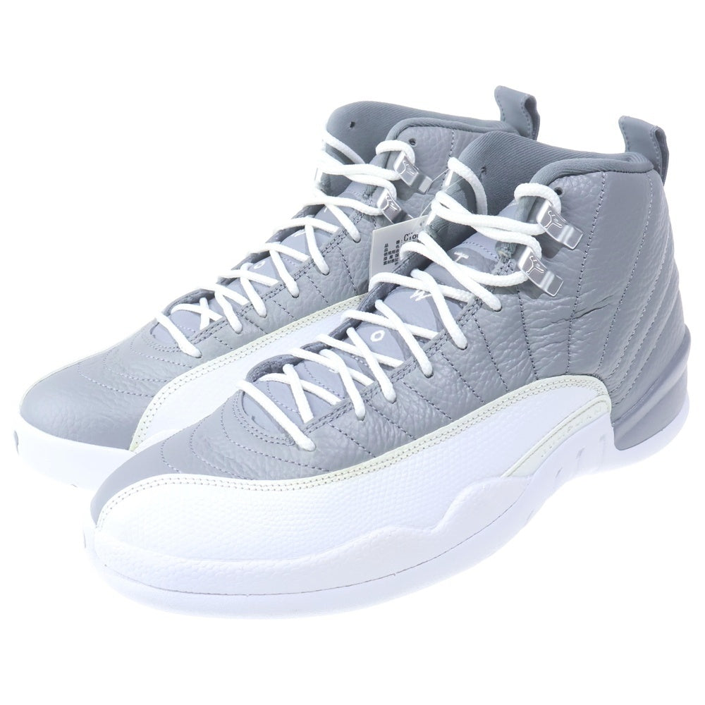 NIKE(ナイキ) Air Jordan 12 Retro Stealth エアジョーダン12 レトロ ステルス ハイカットスニーカー US9.5/27.5cm シルバー CT8013-015