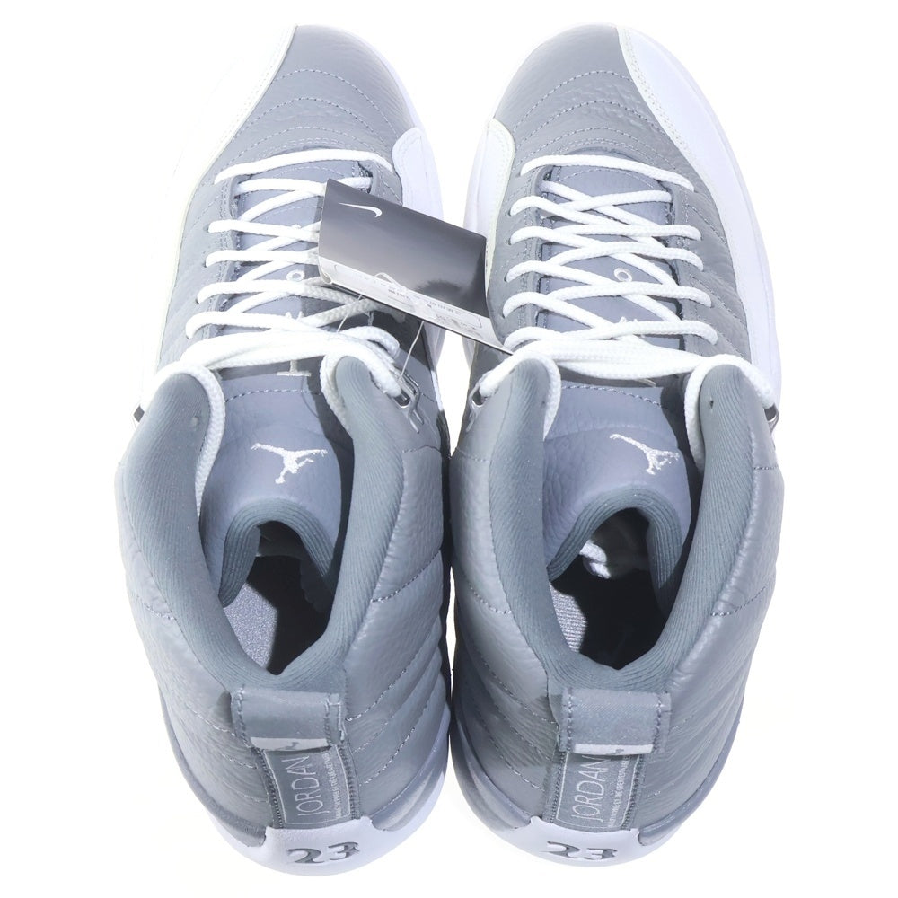 NIKE(ナイキ) Air Jordan 12 Retro Stealth エアジョーダン12 レトロ ステルス ハイカットスニーカー US9.5/27.5cm シルバー CT8013-015