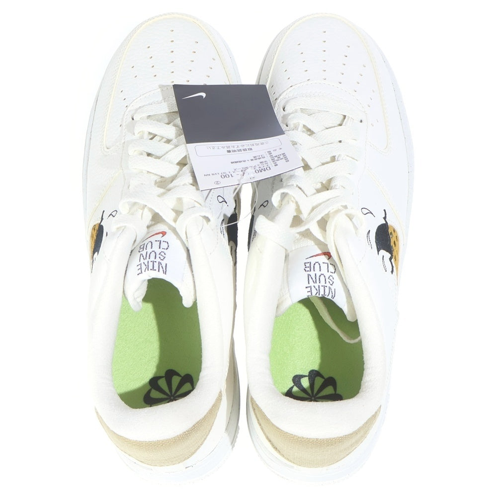 NIKE(ナイキ) Air Force 1 Low Sun Club White/Yellow エアフォース1 ロー サンクラブ ホワイト/イエロー ローカットスニーカー US9/27cm DM0117-100