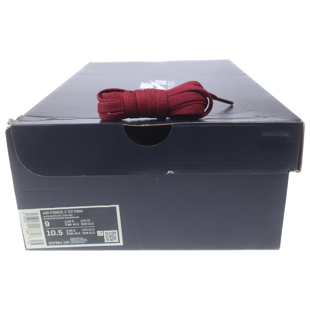 NIKE(ナイキ) AIR FORCE 1 07 PRM エアフォース1 プレミアム ローカットスニーカー ホワイト US9/27cm DQ7664-100
