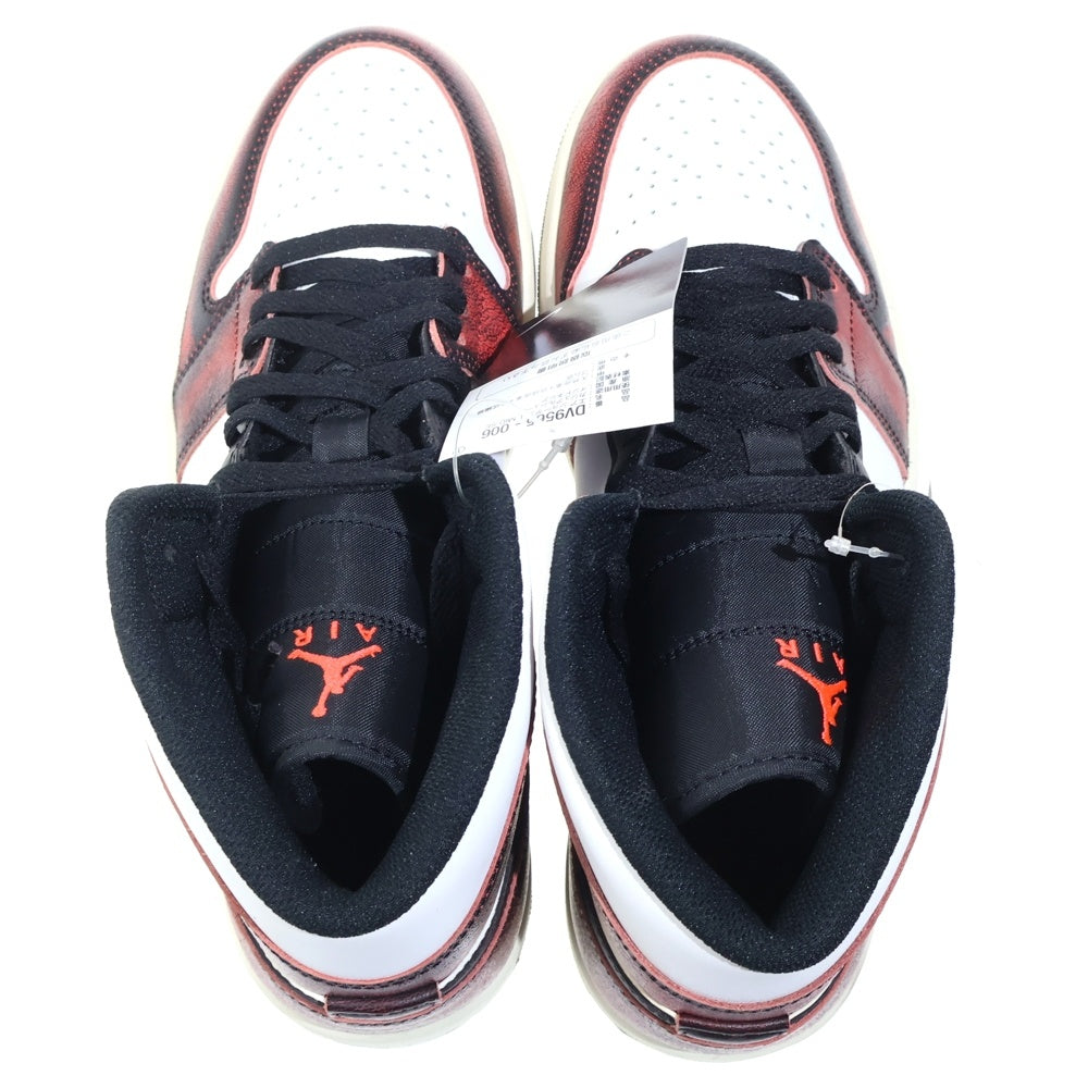 NIKE(ナイキ) AIR JORDAN1 MID SE WEAR AWAY エアジョーダン1 ミッド ハイカットスニーカー レッド/ホワイト US9.5/27.5cm DV9565-006
