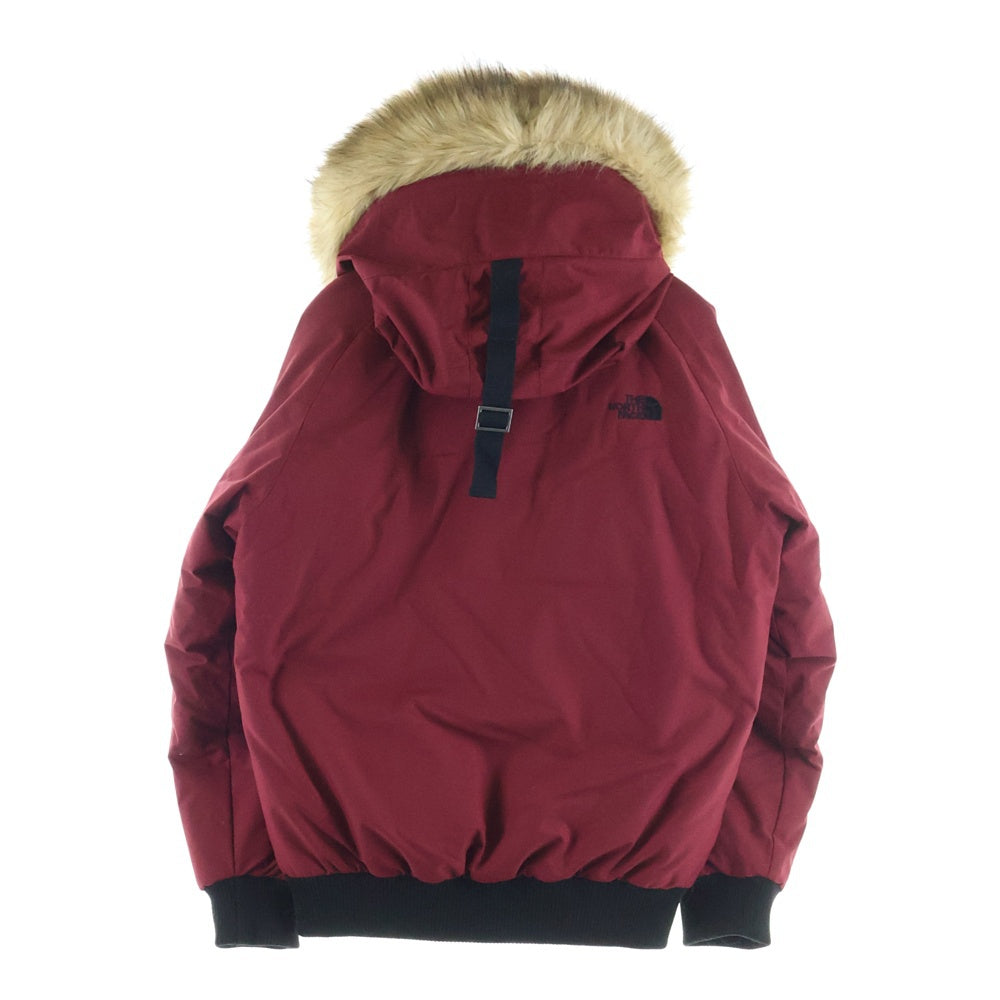 THE NORTH FACE(ザノースフェイス) MERIDEN DAWN JACKET 2013H06 ホワイトレーベル 韓国限定 ファーフーデッドダウンジャケット レッド キッズ