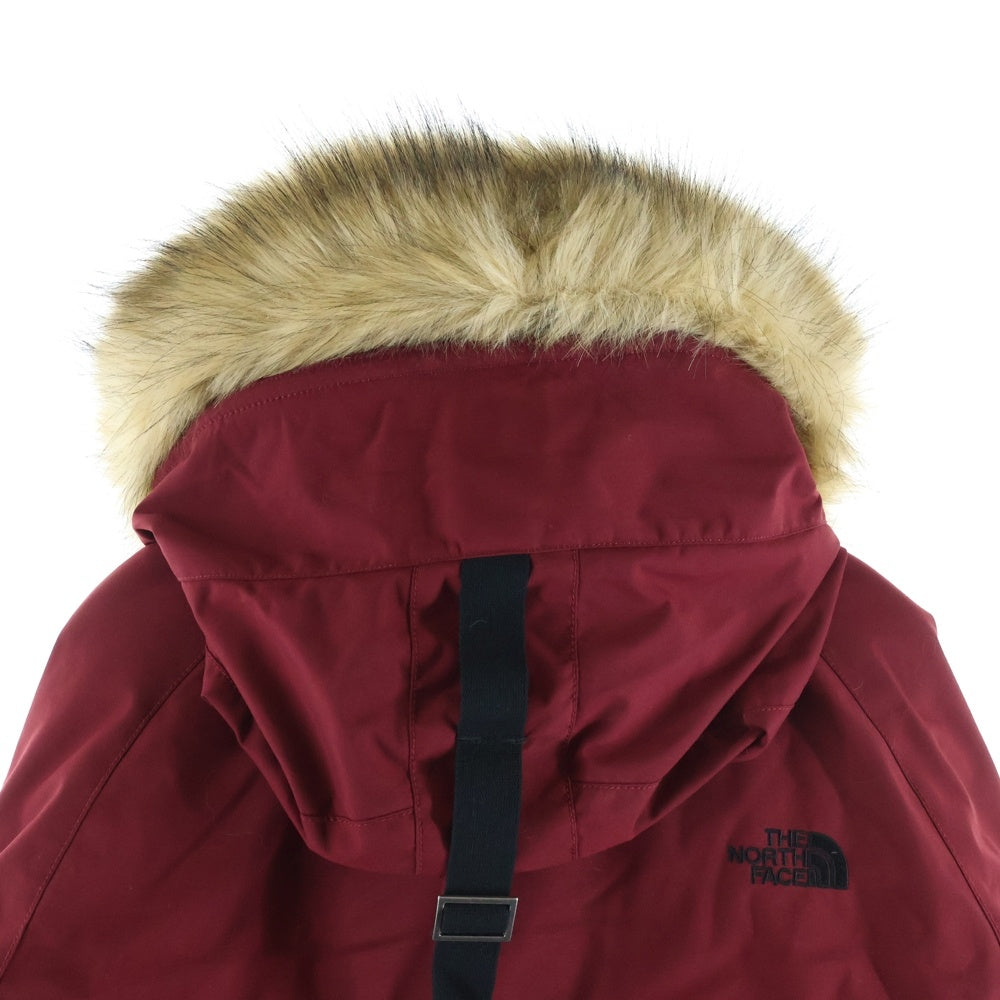 THE NORTH FACE(ザノースフェイス) MERIDEN DAWN JACKET 2013H06 ホワイトレーベル 韓国限定 ファーフーデッドダウンジャケット レッド キッズ
