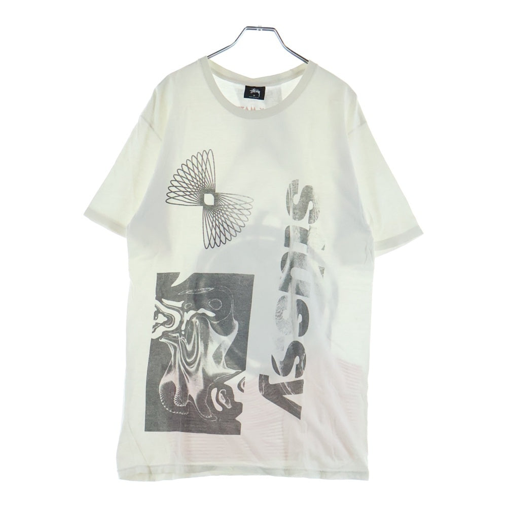 STUSSY(ステューシー) DARK MATTER TSHIRT ダークマター クルーネック半袖Tシャツカットソー ホワイト]