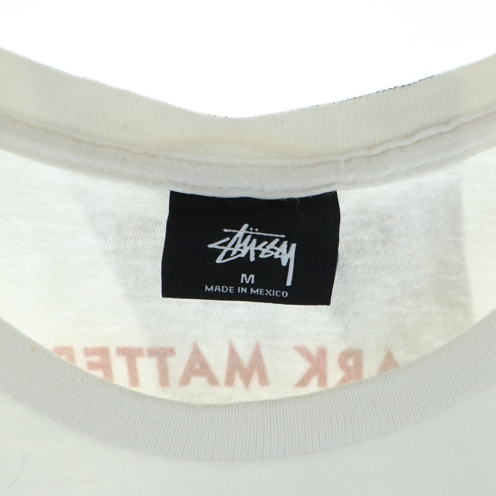 STUSSY(ステューシー) DARK MATTER TSHIRT ダークマター クルーネック半袖Tシャツカットソー ホワイト]