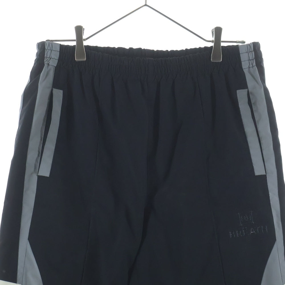 BREATH(ブレス) 25AW CREST LOGO WARM UP PANTS クレスト ロゴ ウォームアップパンツ ブラック/ホワイト/グレー BR25AW-P1014