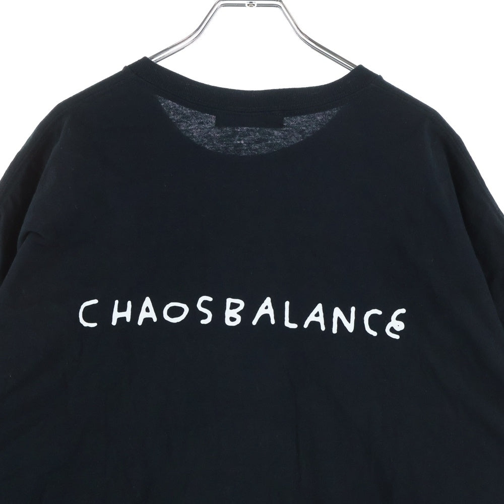 UNDERCOVER(アンダーカバー) ×Yu Nagaba 長場雄 Uロゴプリント半袖Tシャツ ブラック UC1E9813-1 レディース