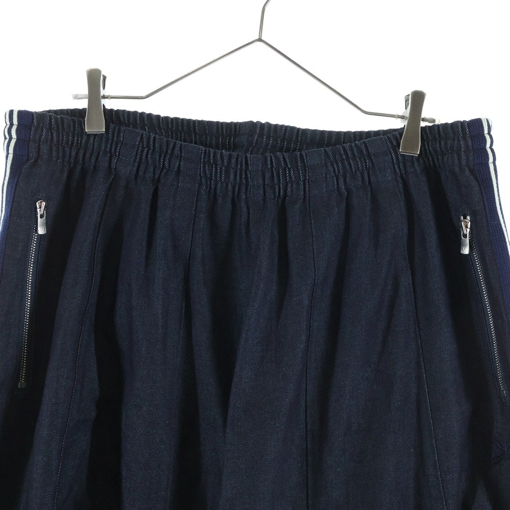 Needles(ニードルス) ×NUBIAN H.D. TRACK PANT - DENIM 11oz (EXCLUSIVE) / IND デニムトラックパンツ ワイドパンツ ワンウォッシュ インディゴ RW1648-exclusive