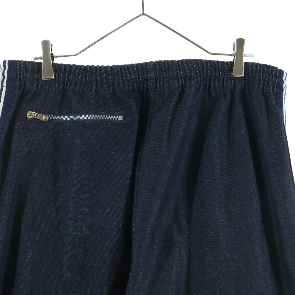 Needles(ニードルス) ×NUBIAN H.D. TRACK PANT - DENIM 11oz (EXCLUSIVE) / IND デニムトラックパンツ ワイドパンツ ワンウォッシュ インディゴ RW1648-exclusive