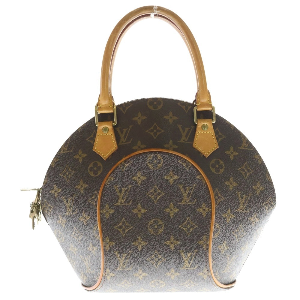 LOUIS VUITTON(ルイヴィトン) モノグラム エリプスMM ヌメ皮 ハンドバッグ PVC シェル型 ブラウン M51126 レディース