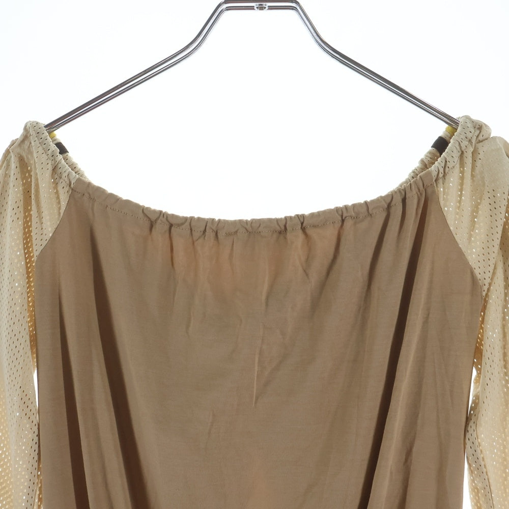 JADED LONDON(ジェイデッドロンドン) LACE-UP NUMBER DRESS レースアップ ナンバー ドレス ワンピース ベージュ レディース JWD4601