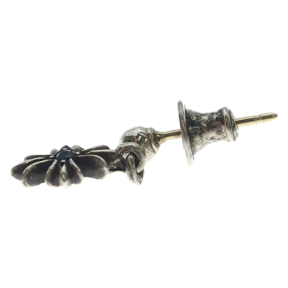 CHROME HEARTS(クロムハーツ) TNY E CH PLS 1SA タイニーE CHプラス ドロップピアス 1サファイア シルバー