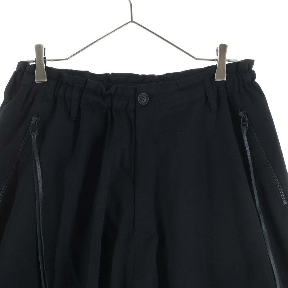 B Yohji Yamamoto(ビー ヨウジヤマモト) 16AW アシンメトリー サルエルパンツ ブラック NR-P69-100