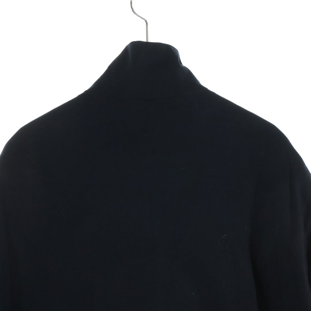 B Yohji Yamamoto(ビー ヨウジヤマモト) コットン ジップアップ スタンドカラーコート ブラック NR-B57-804
