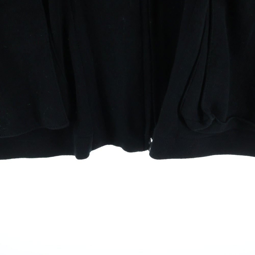 Yohji Yamamoto POUR HOMME(ヨウジヤマモト プールオム) 19SS ノースリーブジップアップパーカー ブラック HH-T23-988