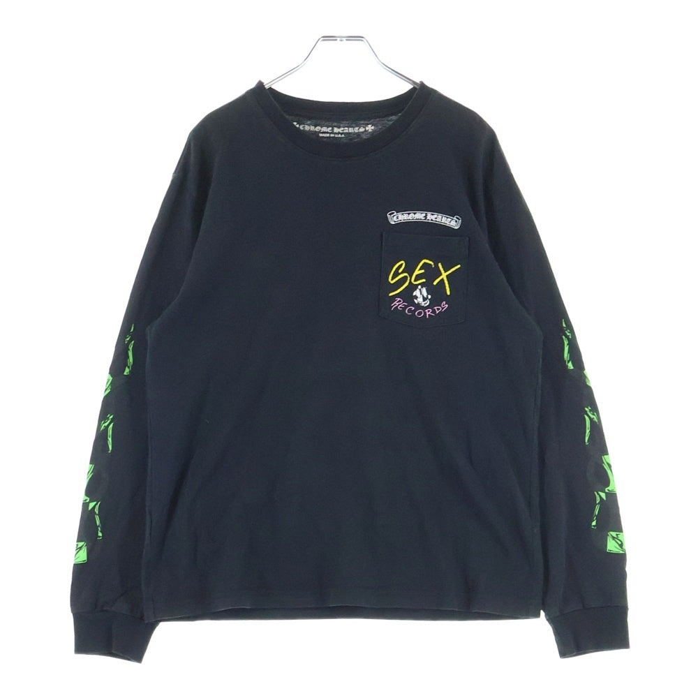 CHROME HEARTS(クロムハーツ) × MATTY BOY STAY FAST Sex Records Long Sleeve Tee ステイファスト セックスレコーズ ロングスリーブTシャツ 長袖カットソーブラック