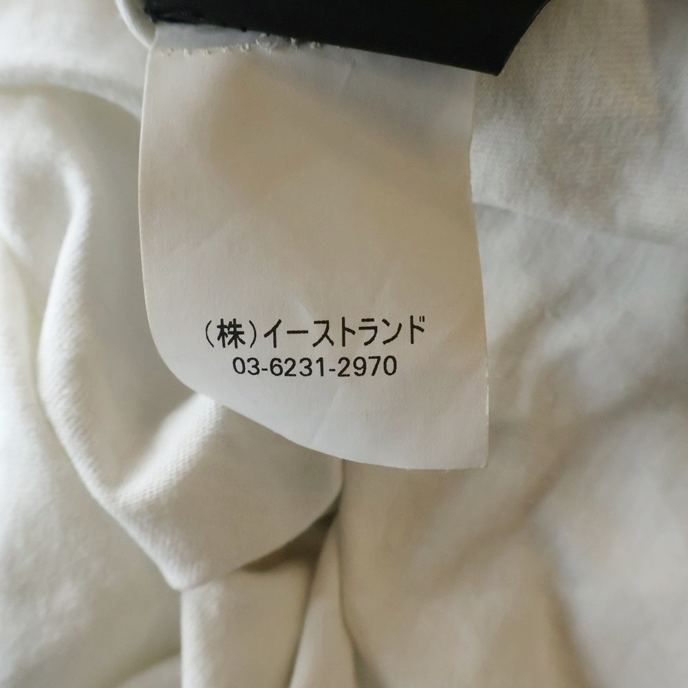 Palm Angels(パームエンジェルス) Back Logo L/S TEE PMAB001F18413014 バックロゴプリントクルーネック長袖Tシャツカットソー ホワイト
